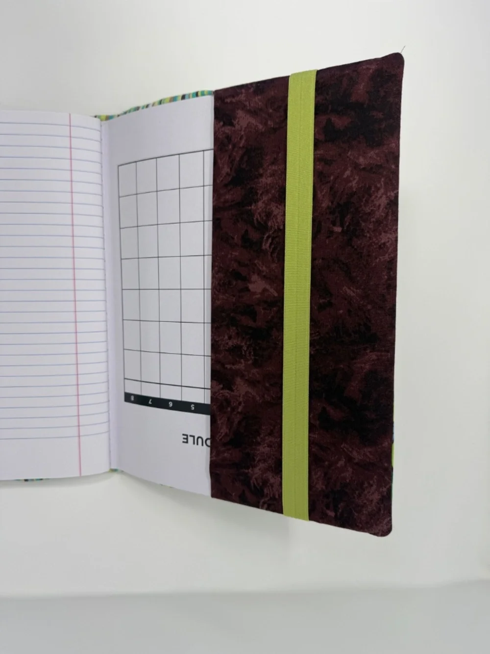 Quilted composition or junk journal book covers Teenage Mutant Ninja Turtles